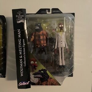 Nightmare before Christmas wolf man and melting man